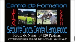 Eirl Le Meur scurit crocs center Languedoc : formation scurit cynophile